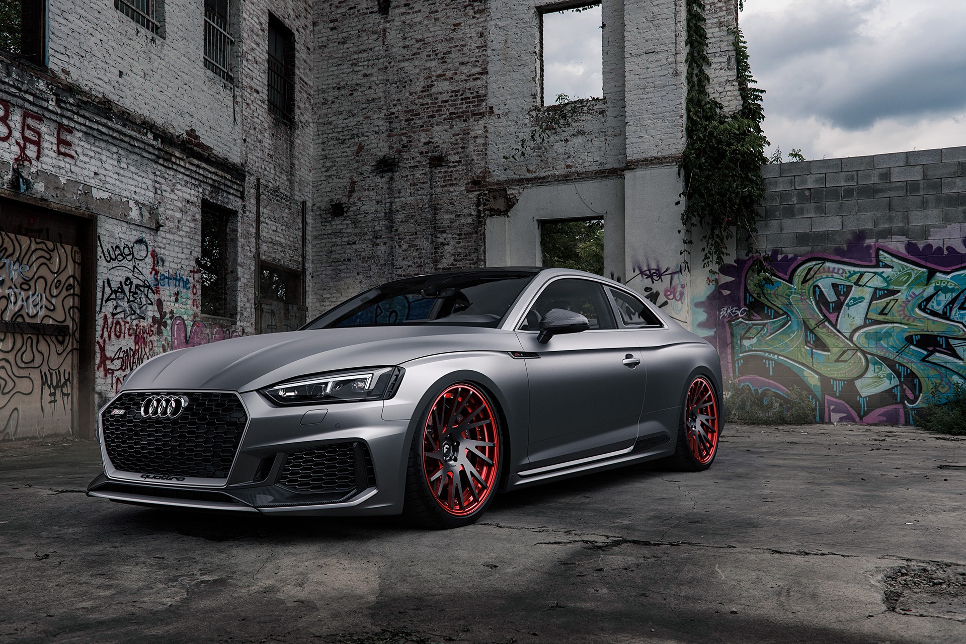 wide body audi rs5 wallpaper