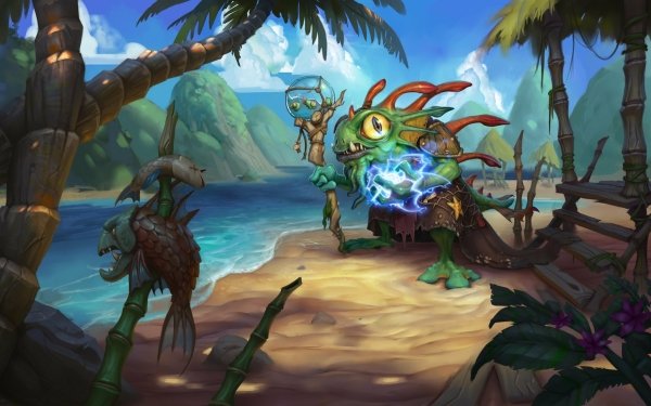 Video Game Hearthstone: Heroes of Warcraft Warcraft Morgl the Oracle HD Wallpaper | Background Image