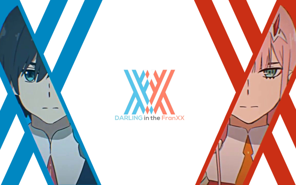 Anime Darling in the FranXX Zero Two Hiro Fondo de pantalla HD | Fondo de Escritorio