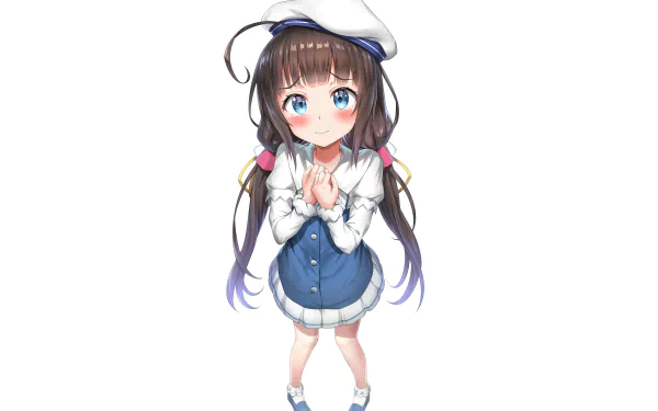 Ai Hinatsuru from Ryuuou no Oshigoto! depicted in a vibrant 4K Ultra HD anime style, featured as a PC desktop wallpaper and background.
