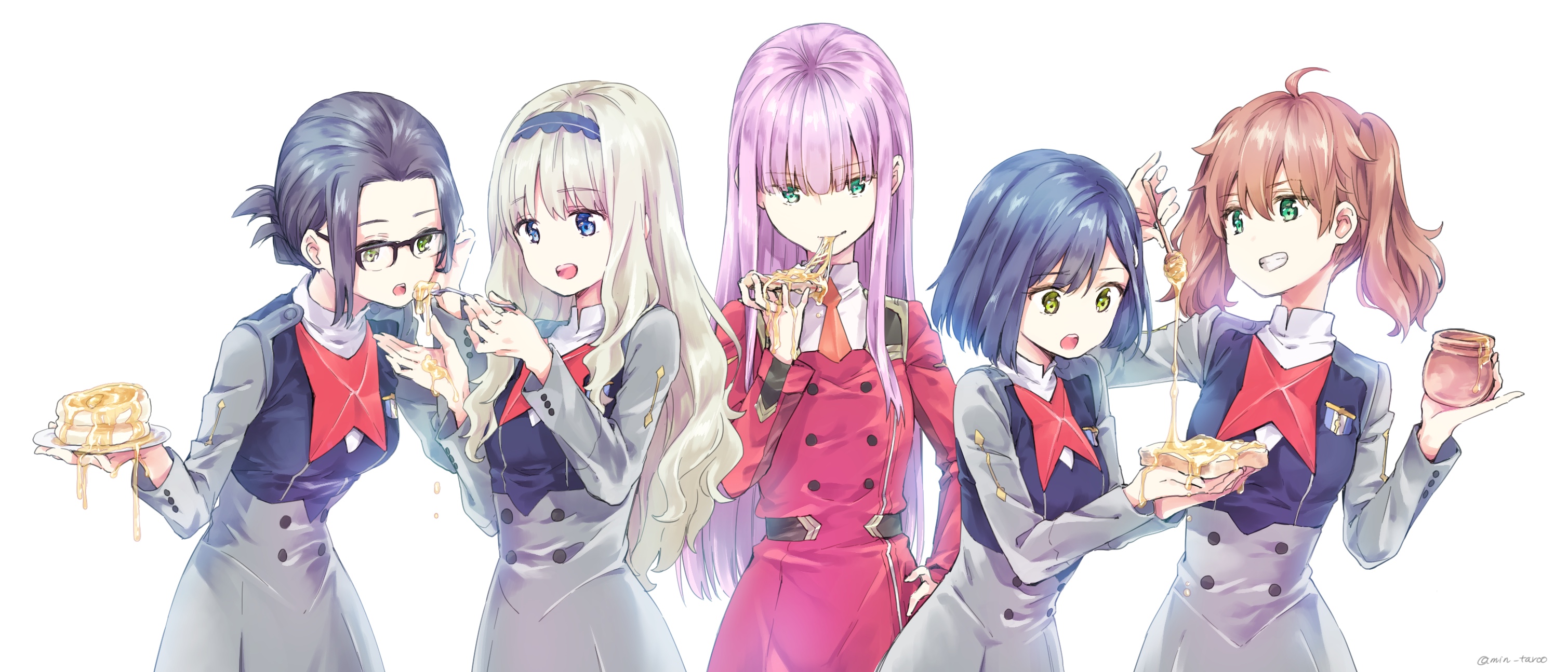Kokoro, Ikuno, Ichigo, Zero HD Wallpaper | Background Image | 3018x1295