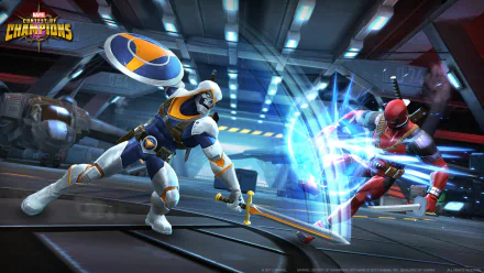 Deadpool Taskmaster (Marvel Comics) video game MARVEL Contest of Champions HD Desktop Wallpaper | Background Image
