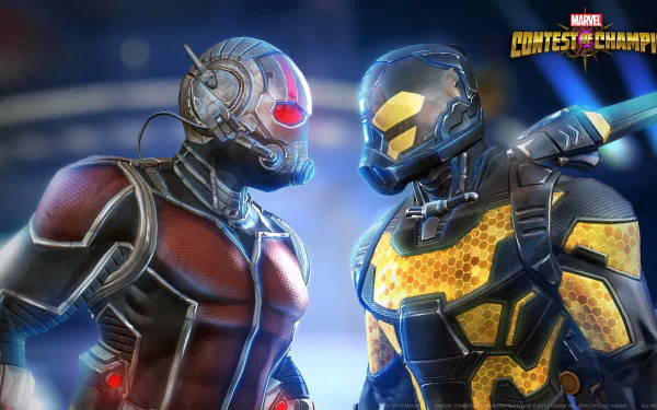 Ant-Man Yellowjacket (Marvel Comics) video game MARVEL Contest of Champions HD Desktop Wallpaper | Background Image