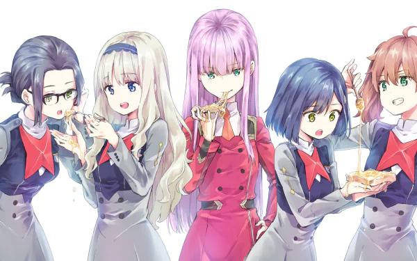 Anime Darling in the FranXX HD Desktop Wallpaper | Background Image
