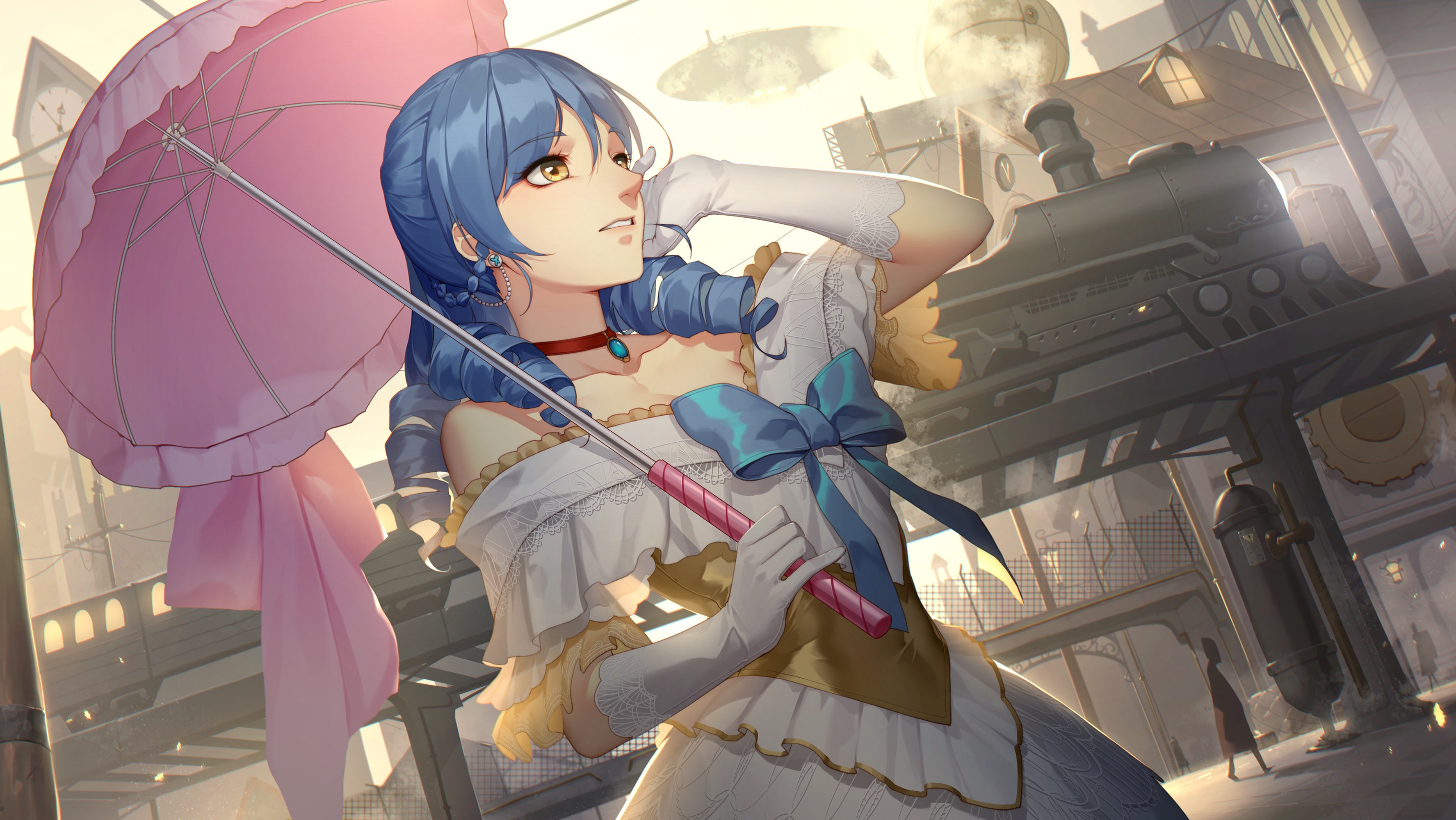 Anime Romantic Saga of Beauty & Devil HD Wallpaper by 大爷别掐脸
