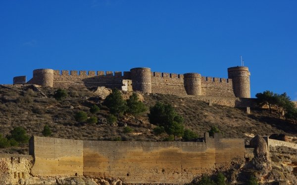 Man Made Castle Castles Albacete Spain Castilla la Mancha HD Wallpaper | Background Image