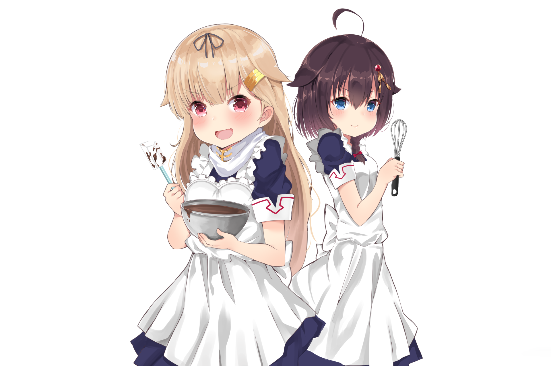 Download Yuudachi (Kancolle) Shigure (Kancolle) Anime Kantai Collection HD Wallpaper by 秋乃える