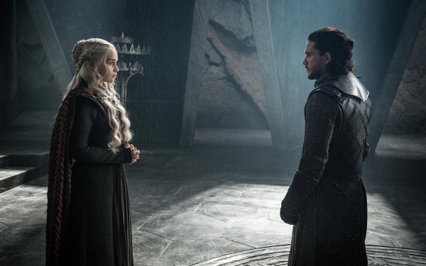 TV Show Game Of Thrones Daenerys Targaryen Jon Snow Emilia Clarke Kit Harington HD Wallpaper | Background Image