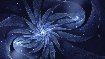 blue Abstract fractal abstract blue HD Desktop Wallpaper | Background Image