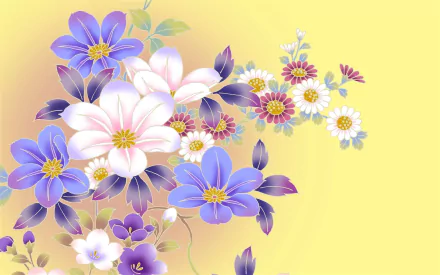 floral artistic flower HD Desktop Wallpaper | Background Image