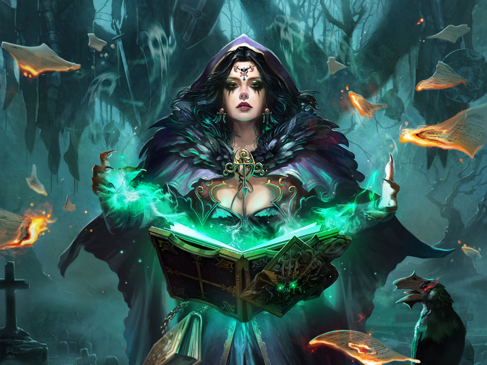 Fantasy Witch  HD  Wallpaper  Background Image 1920x1440 