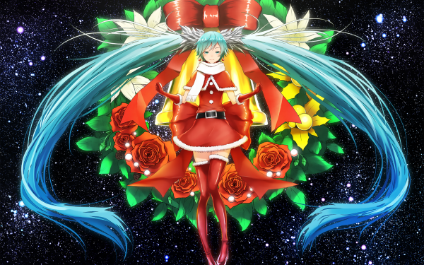 Anime Vocaloid Hatsune Miku Thigh Highs HD Wallpaper | Background Image