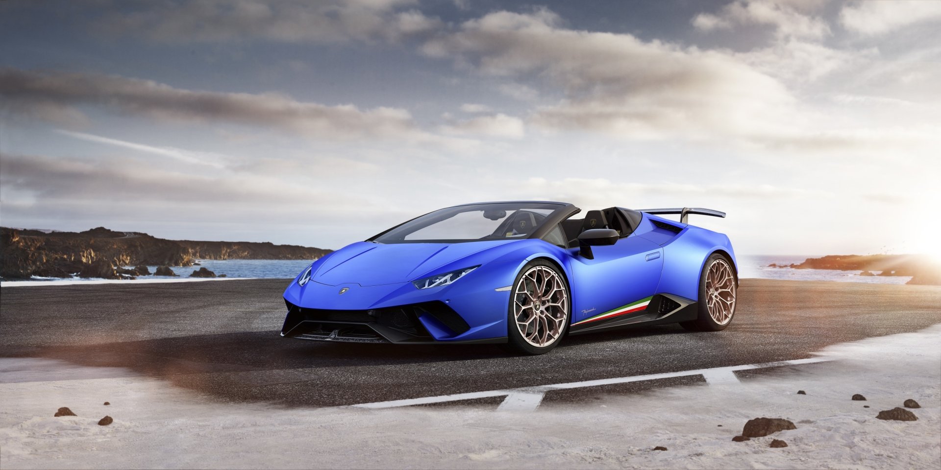 Download Roadster Supercar Car Lamborghini Vehicle Lamborghini Huracan Performante HD Wallpaper
