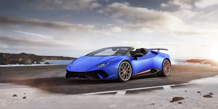 roadster supercar car Lamborghini vehicle Lamborghini Huracan Performante HD Desktop Wallpaper | Background Image