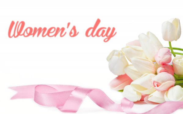 Holiday Women's Day Statement Tulip Flower HD Wallpaper | Background Image