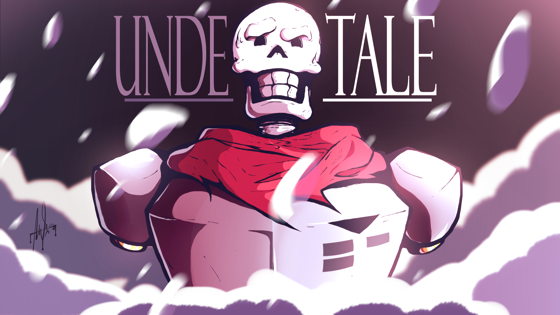 Download Papyrus (Undertale) Video Game Undertale HD Wallpaper by iAbokai