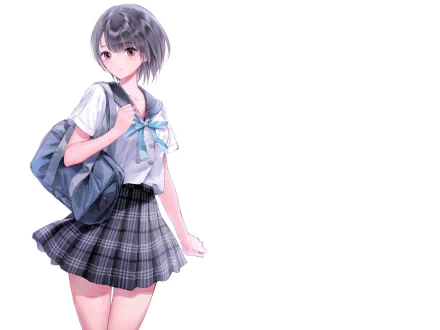 Shirai Hinako video game Blue Reflection - Maboroshi ni Mau Shoujo no Ken HD Desktop Wallpaper | Background Image