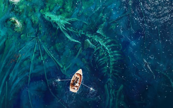 Fantasy Dragon Boat HD Wallpaper | Background Image