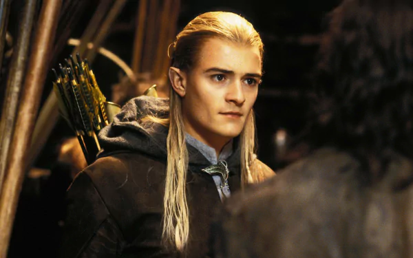 Orlando Bloom Legolas movie The Lord of the Rings: The Two Towers HD Desktop Wallpaper | Background Image