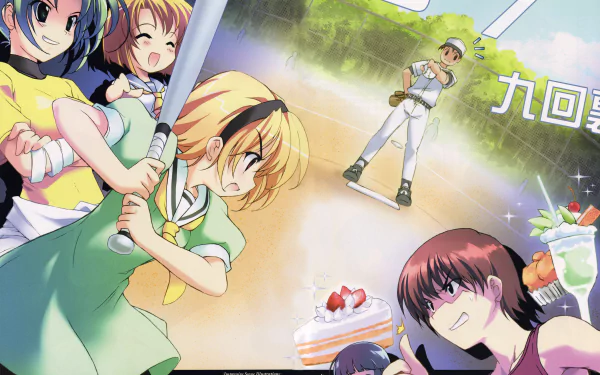 Furude Rika Rena Ryūgū Hōjō Satoko Sonozaki Mion Maebara Keiichi Anime Higurashi When They Cry HD Desktop Wallpaper | Background Image