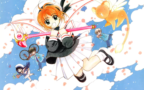 Keroberos (Card Captor Sakura) Tomoyo Daidouji Yukito Tsukishiro Toya Kinomoto Sakura Kinomoto Anime Cardcaptor Sakura HD Desktop Wallpaper | Background Image