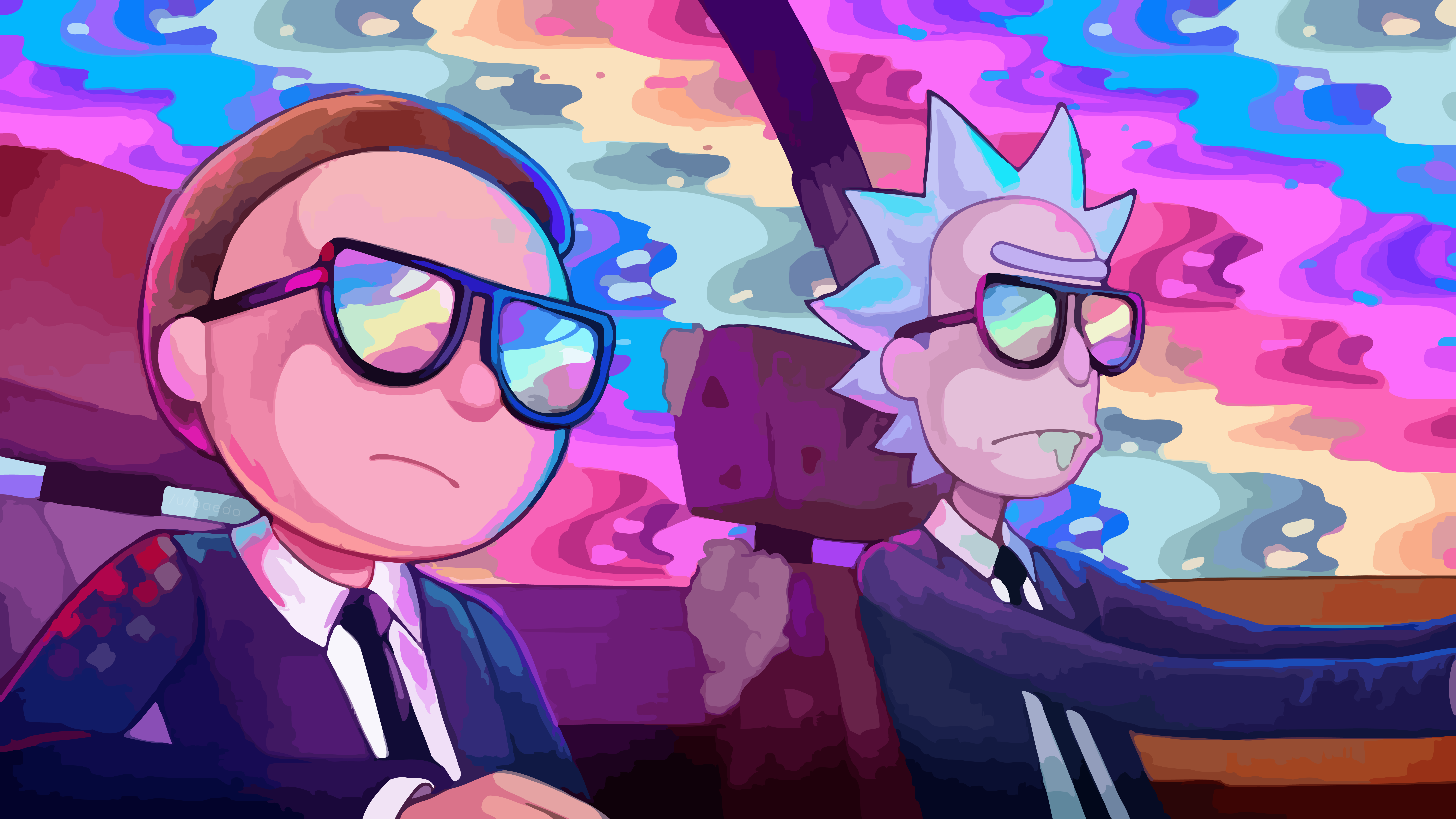 Rick and Morty Season 7 Ultra HD Desktop Background Wallpaper for