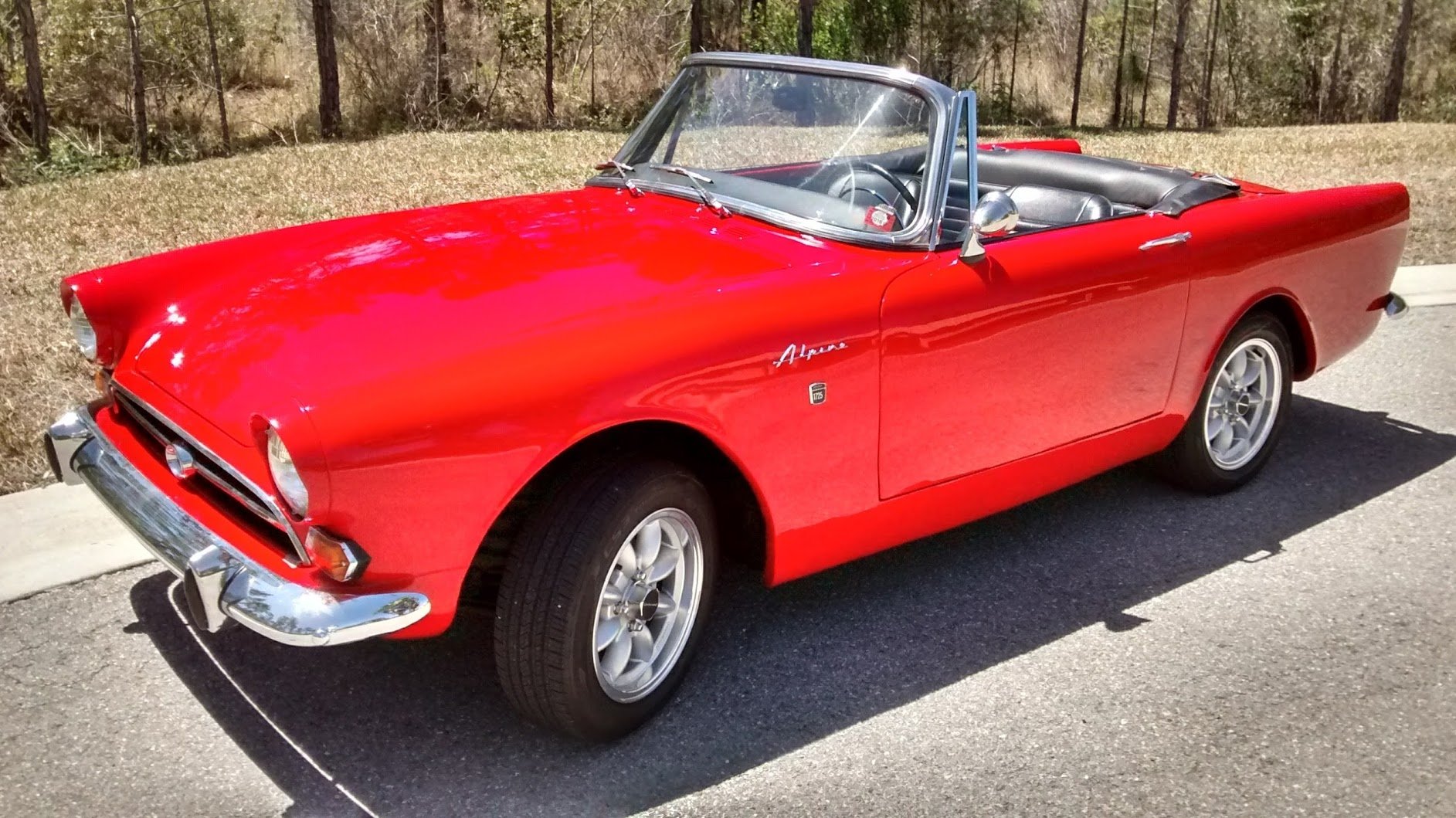 Download Car Old Car Convertible Vehicle Sunbeam Alpine Wallpaper