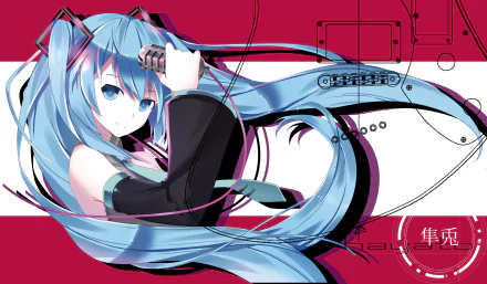 Hatsune Miku Anime Vocaloid HD Desktop Wallpaper | Background Image
