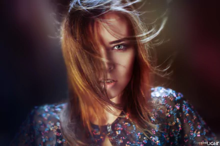 blue eyes redhead face woman model HD Desktop Wallpaper | Background Image