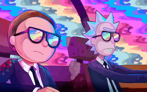 TV Show Rick and Morty Run the Jewels Rick Sanchez Morty Smith Glasses HD Wallpaper | Background Image