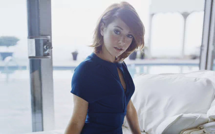 redhead actress Celebrity Alyson Hannigan HD Desktop Wallpaper | Background Image