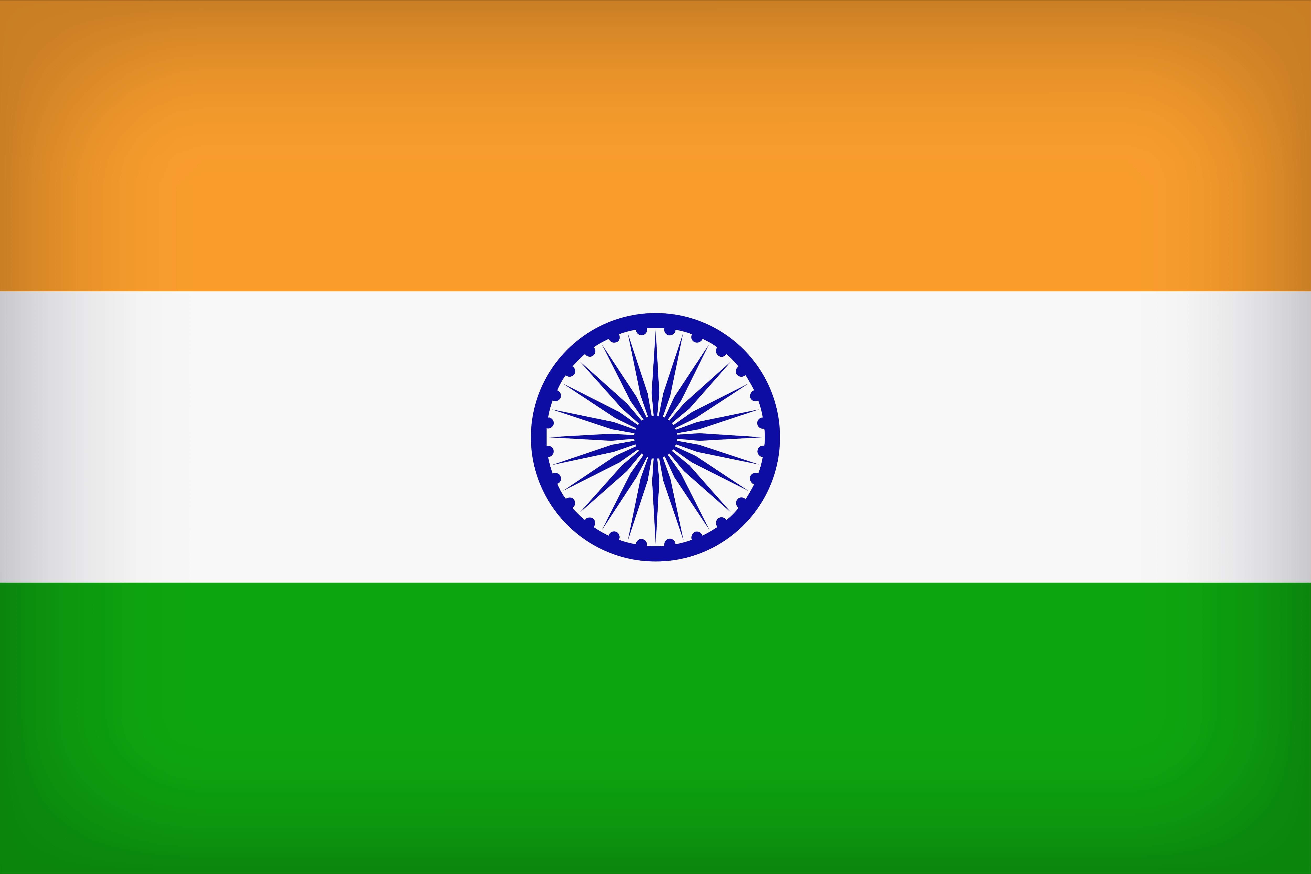 The National Flag of India by Paul Brennan