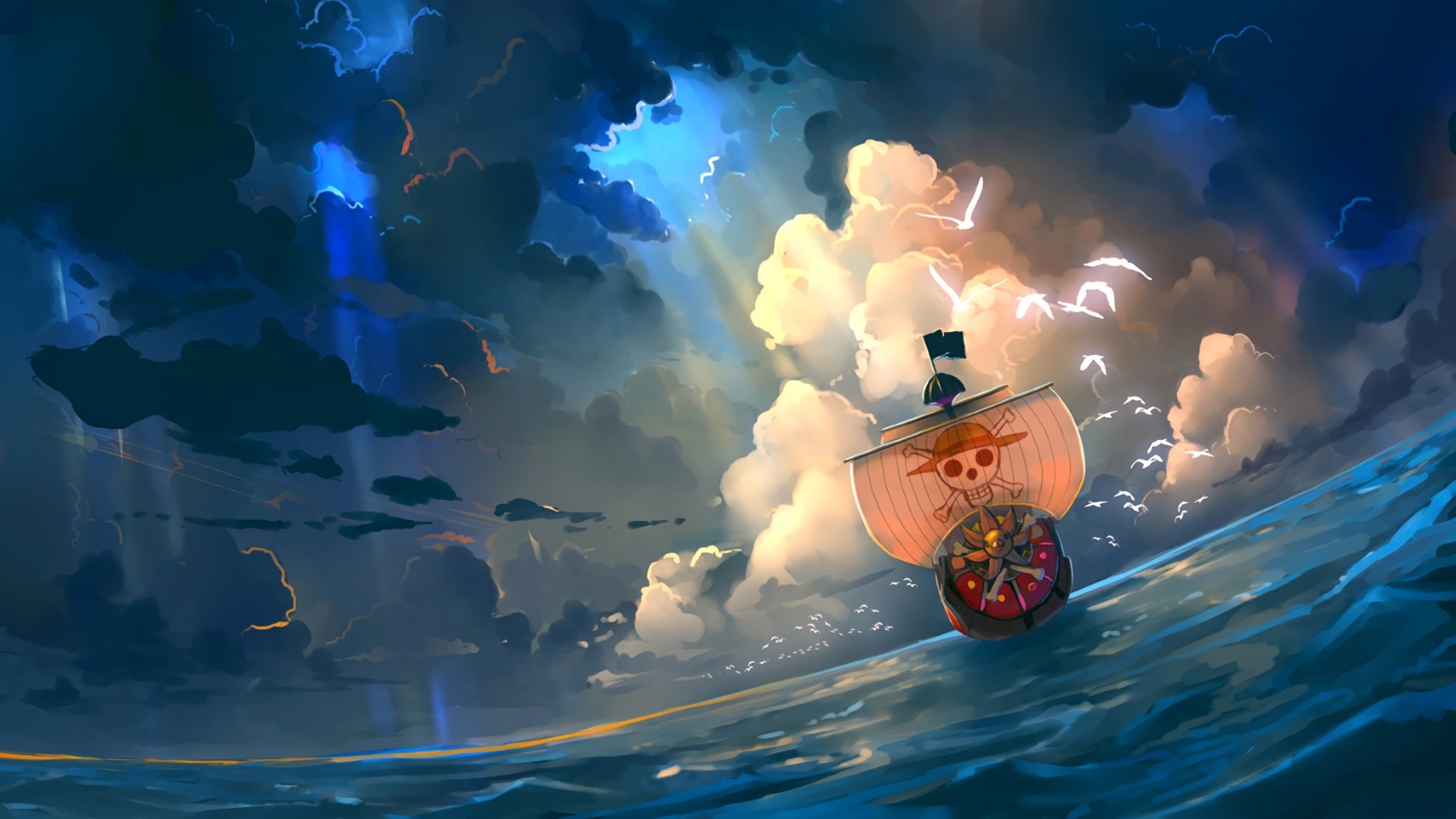 One Piece Thousand Sunny Logo Wallpapers - Anime Wallpapers