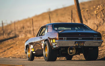 race car depth of field Chevrolet car vehicle Chevrolet Nova SS HD Desktop Wallpaper | Background Image