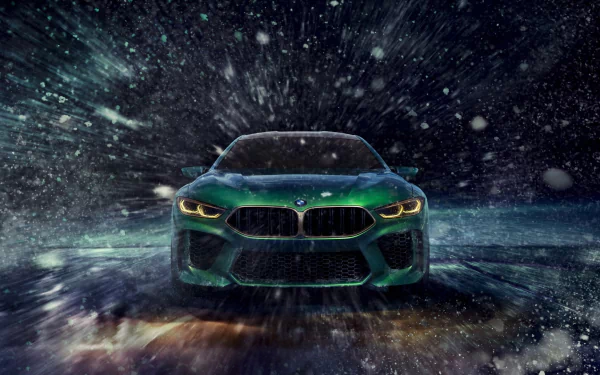 vehicle BMW M8 Gran Coupe HD Desktop Wallpaper | Background Image