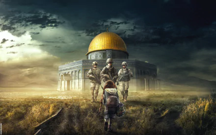 little girl child military soldier HD Desktop Wallpaper | Background Image