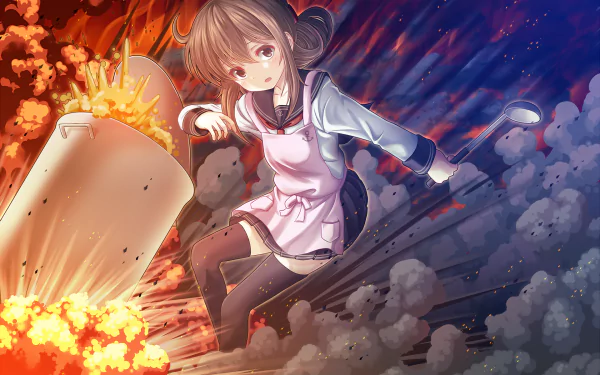 Inazuma (Kancolle) Anime Kantai Collection HD Desktop Wallpaper | Background Image