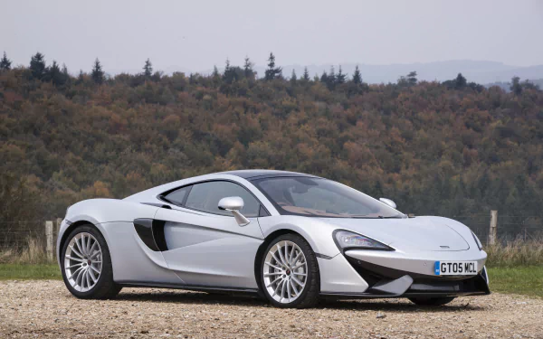 supercar silver car car McLaren vehicle McLaren 570GT HD Desktop Wallpaper | Background Image