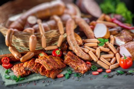 sausage food meat HD Desktop Wallpaper | Background Image