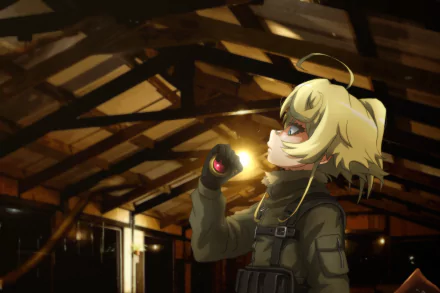 Tanya Degurechaff Anime The Saga of Tanya the Evil HD Desktop Wallpaper | Background Image