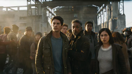 Rosa Salazar Giancarlo Esposito Dylan O'Brien movie Maze Runner: The Death Cure HD Desktop Wallpaper | Background Image
