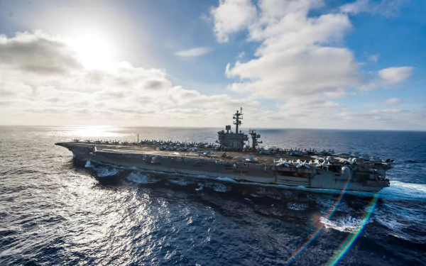 warship aircraft carrier military USS Carl Vinson (CVN-70) HD Desktop Wallpaper | Background Image