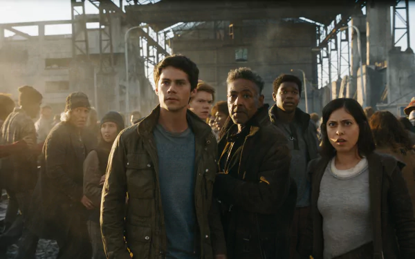 Rosa Salazar Giancarlo Esposito Dylan O'Brien movie Maze Runner: The Death Cure HD Desktop Wallpaper | Background Image