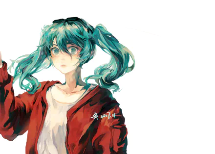Hatsune Miku Anime Vocaloid HD Desktop Wallpaper | Background Image