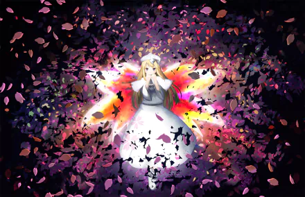 Lily White Anime Touhou HD Desktop Wallpaper | Background Image