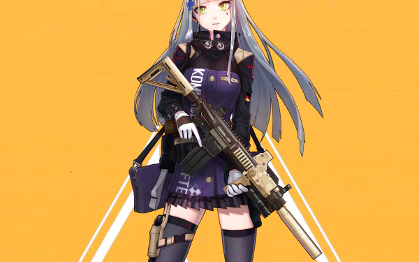 HK416 (Girls Frontline) video game Girls Frontline HD Desktop Wallpaper | Background Image