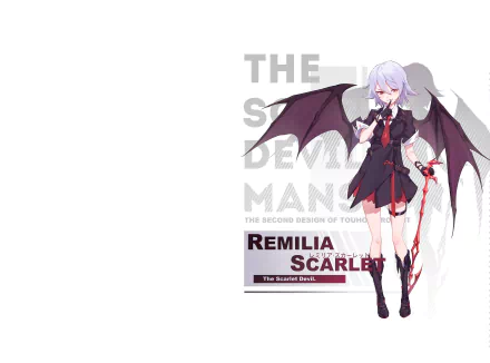 Remilia Scarlet Anime Touhou HD Desktop Wallpaper | Background Image