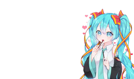 Hatsune Miku Anime Vocaloid HD Desktop Wallpaper | Background Image