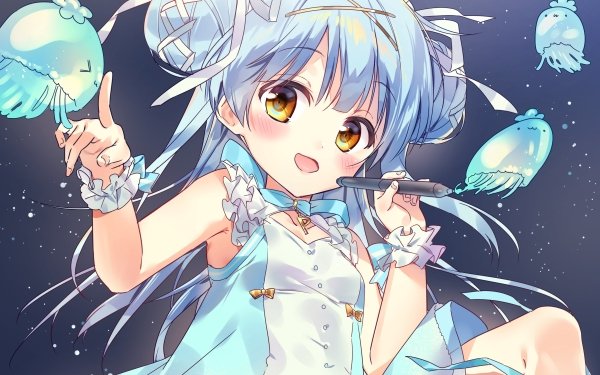 Anime Pixiv-tan HD Wallpaper | Background Image
