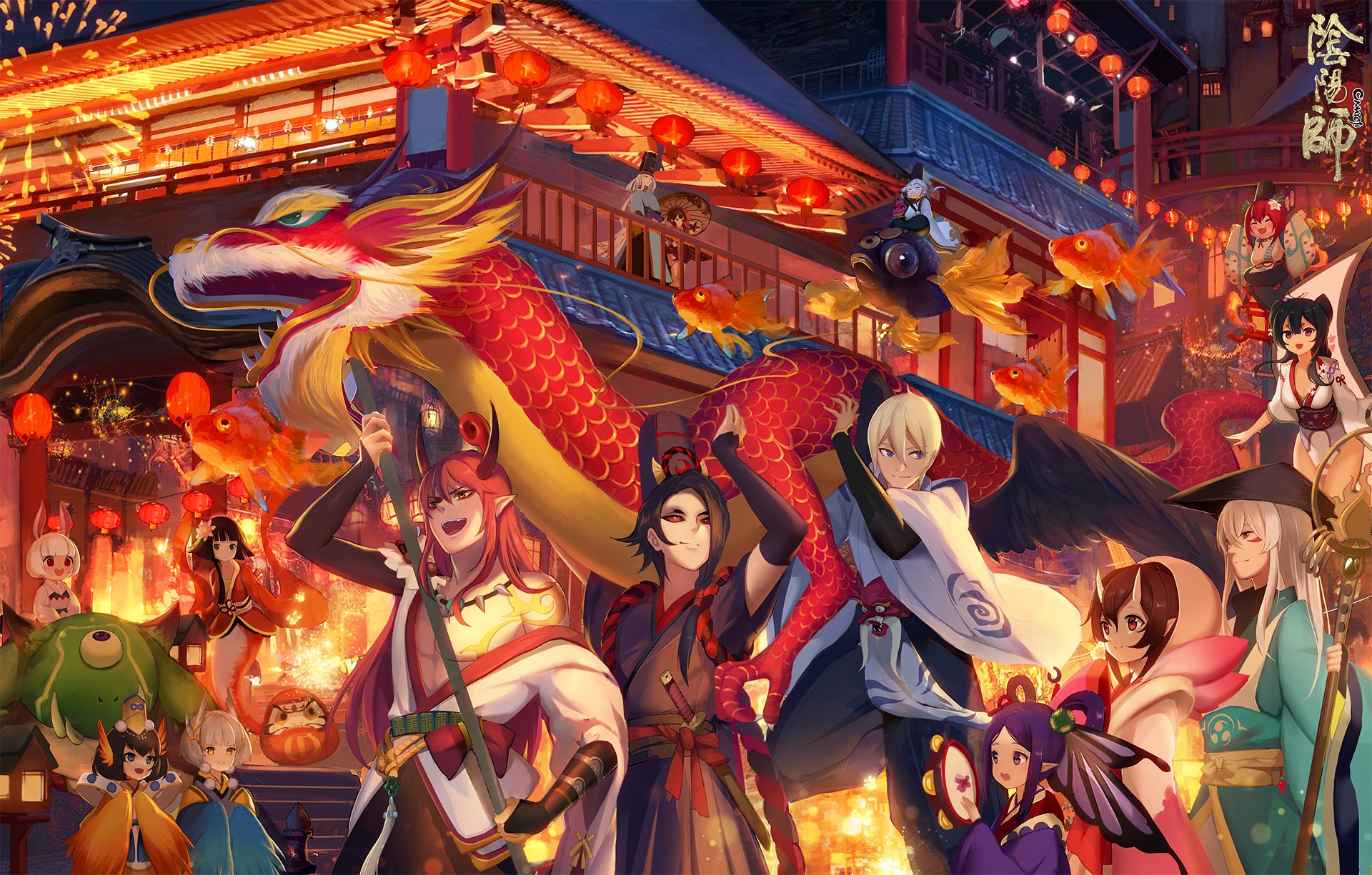 Happy New Year Anime Chinese New Year Anime HD wallpaper  Pxfuel